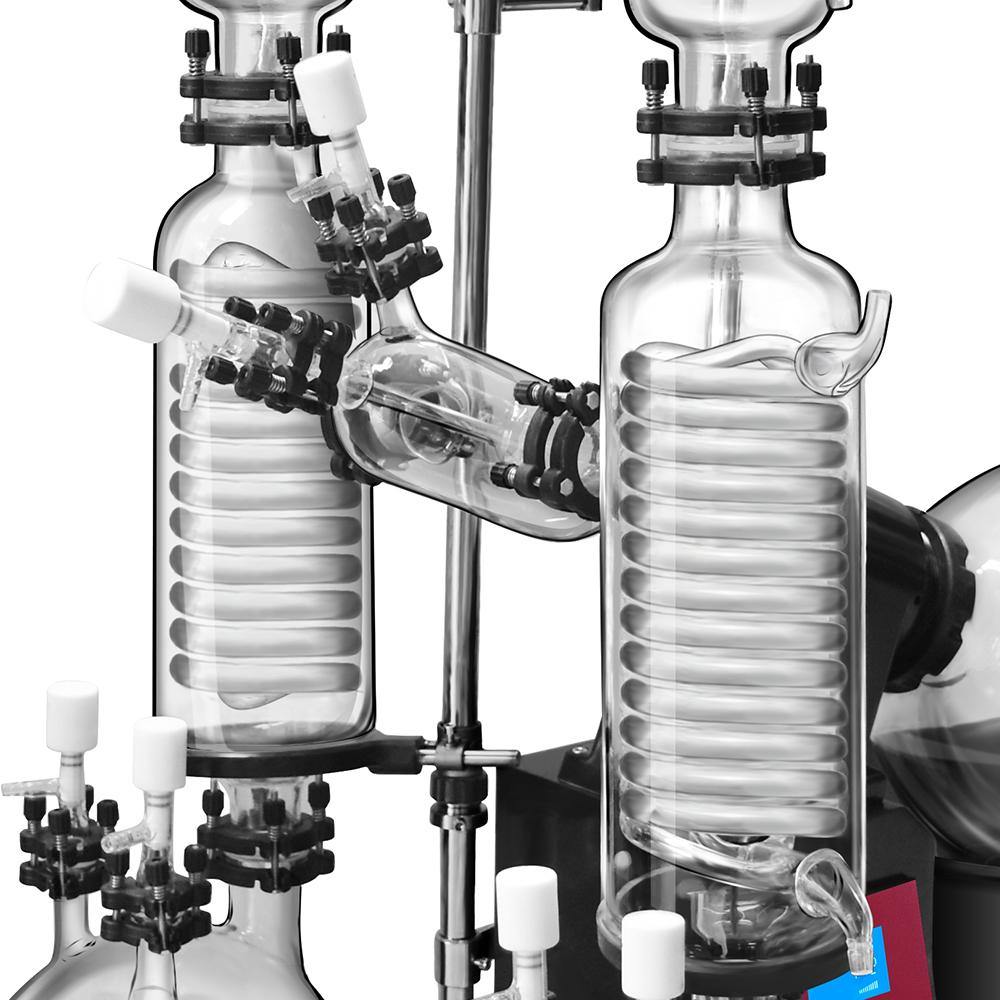 5.3-Gallon 20L Rotary Evaporator with Dual Condensers | WTRE-20dual - ExtractionSolution